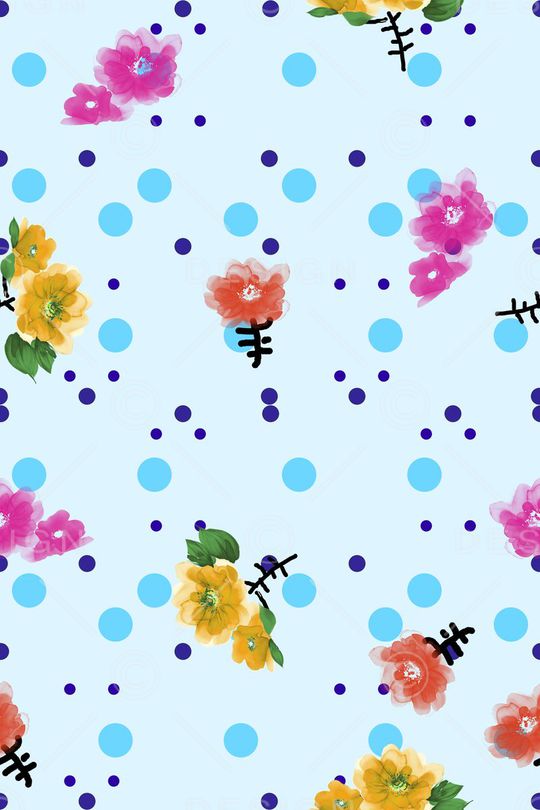 原创手绘大花卉印花华亿平台图片