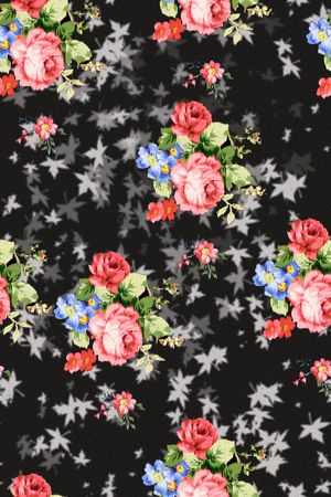 牡丹印花华亿平台图片