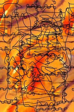 抽象印花华亿平台图片