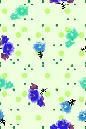 原创手绘大花卉印花华亿平台图片