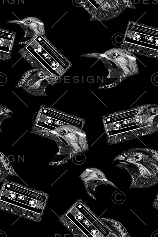 黑白印花华亿平台图片