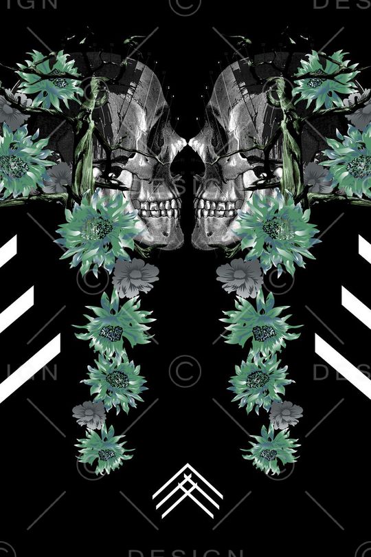 抽象印花华亿平台图片