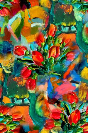 抽象印花华亿平台图片