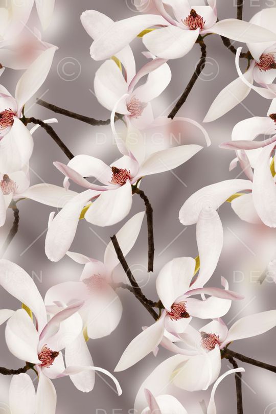 抽象手绘水彩画3D花卉数码印花印花华亿平台图片