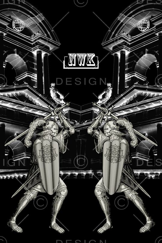 黑白印花华亿平台图片