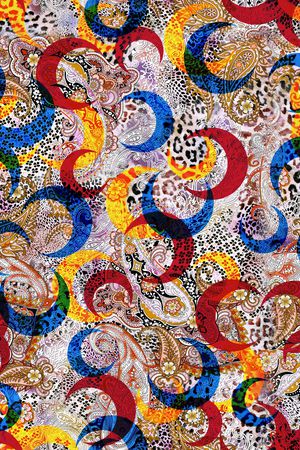 动物纹印花华亿平台图片