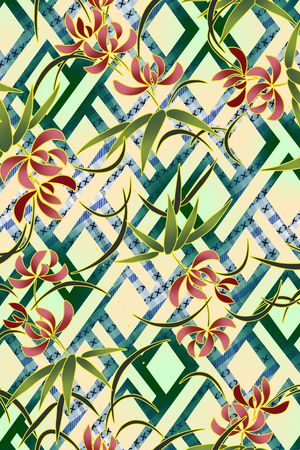 几何印花华亿平台图片