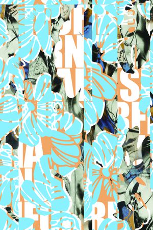 迷彩几何印花华亿平台图片