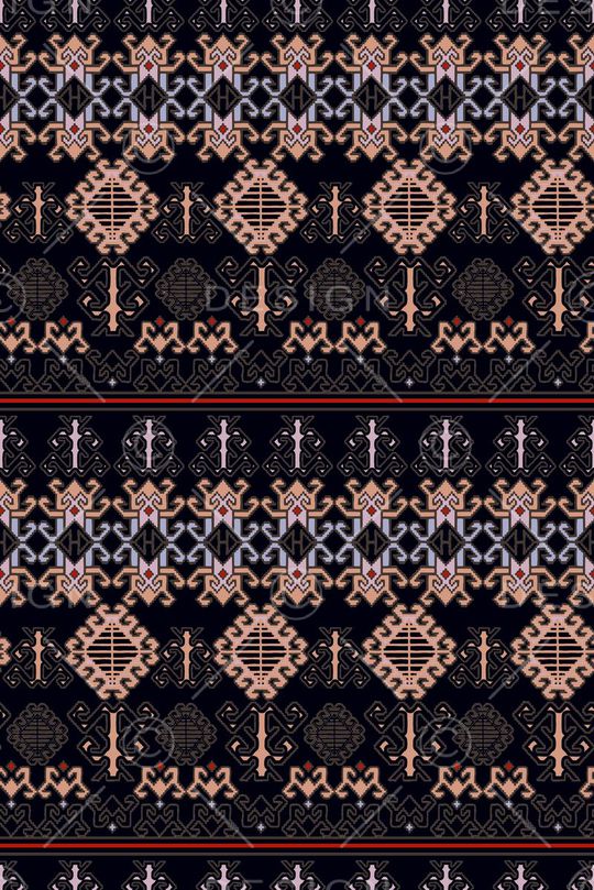 青花瓷印花华亿平台图片