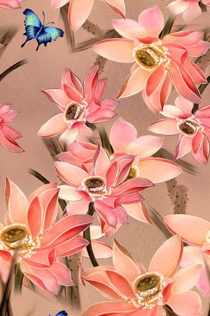 乱花印花华亿平台图片