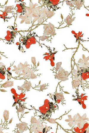 中国风印花华亿平台图片