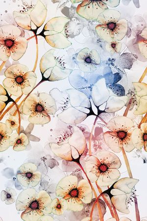 小清新印花华亿平台图片