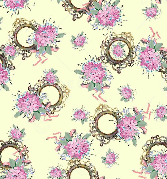 复古相框印花华亿平台图片