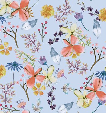 水彩印花华亿平台图片