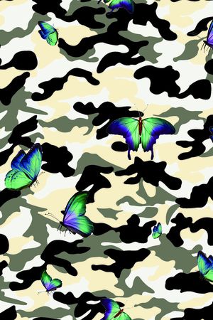 迷彩服印花华亿平台图片