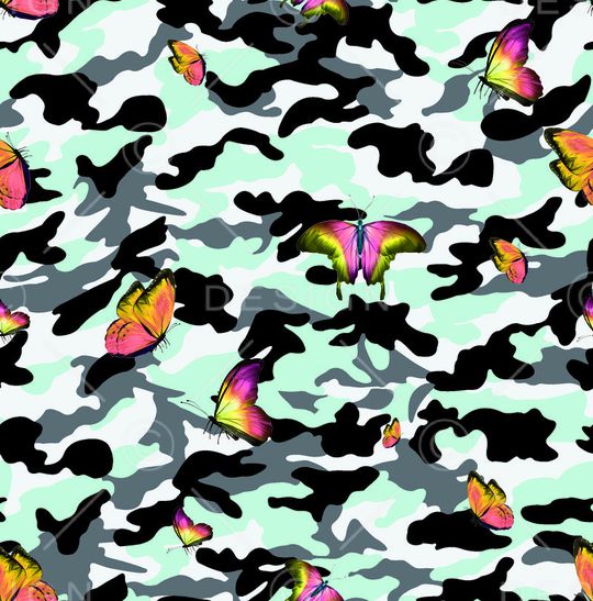 迷彩服印花华亿平台图片