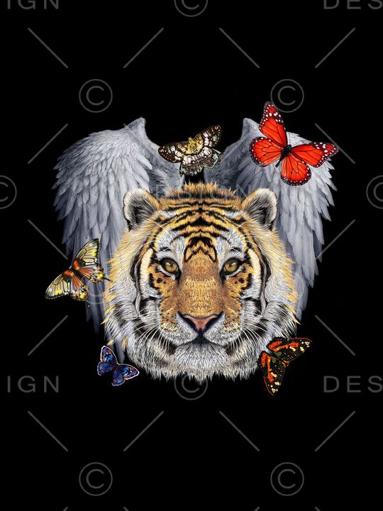 蝴蝶印花华亿平台图片