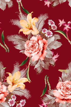 手绘印花华亿平台图片