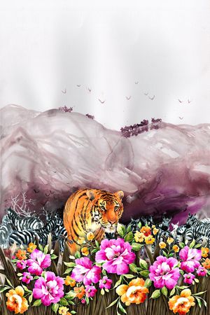 流行时尚印花华亿平台图片