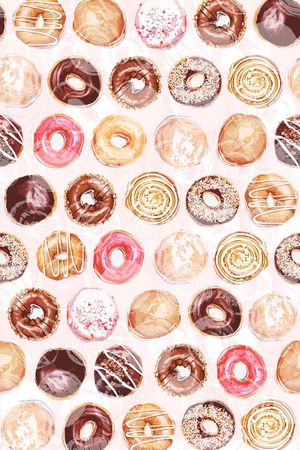 可爱甜品印花华亿平台图片