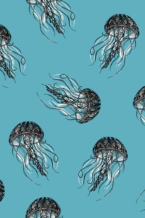 海底生物印花华亿平台图片