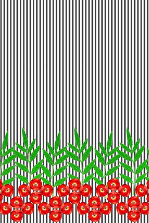 时尚清新印花华亿平台图片