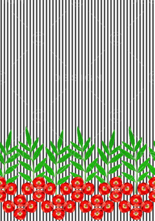 时尚清新印花华亿平台图片