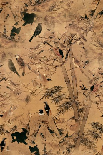 726258-中国风 工笔画 香云纱 10126