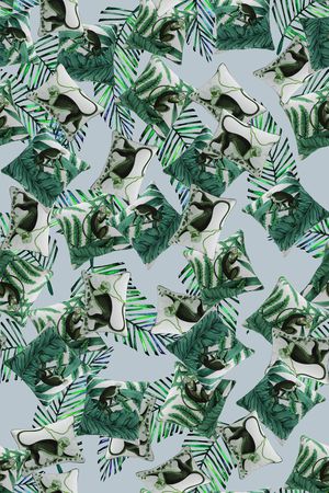 动物迷彩印花华亿平台图片