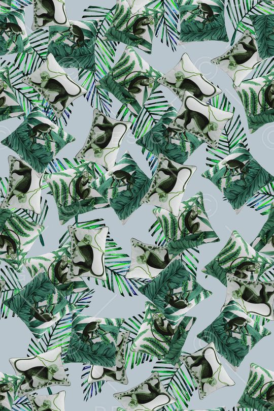 动物迷彩印花华亿平台图片