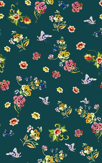 小清新印花华亿平台图片