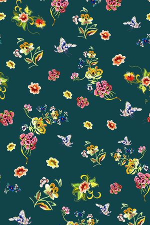 小清新印花华亿平台图片