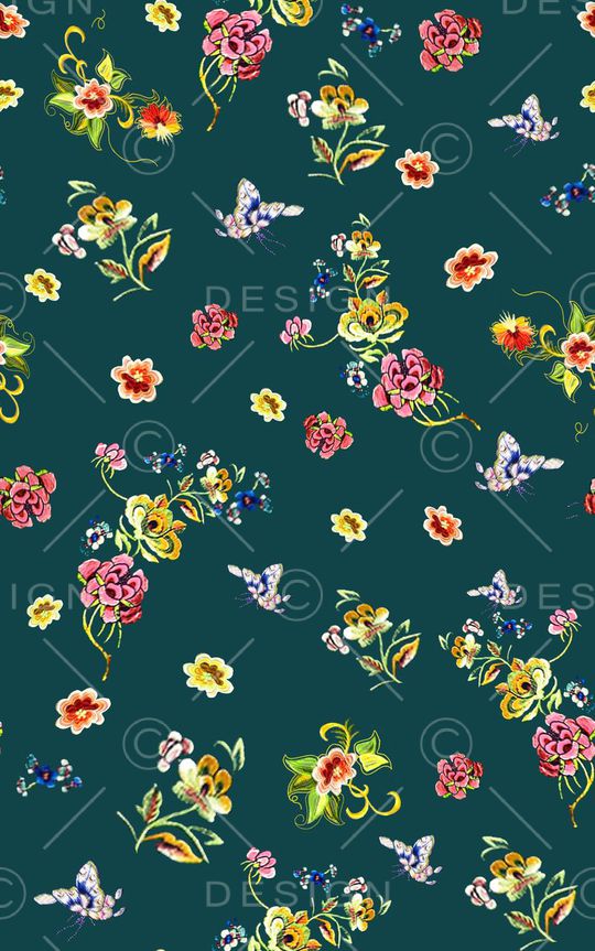 小清新印花华亿平台图片