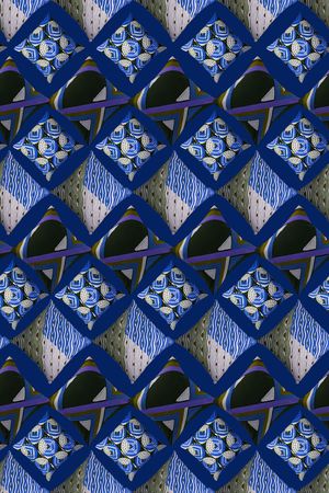 小方块印花华亿平台图片