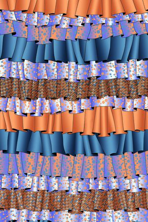 裙子华亿平台印花华亿平台图片