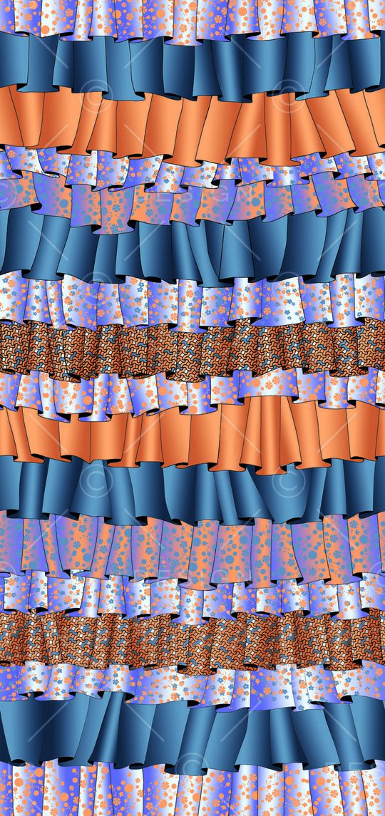 裙子华亿平台印花华亿平台图片