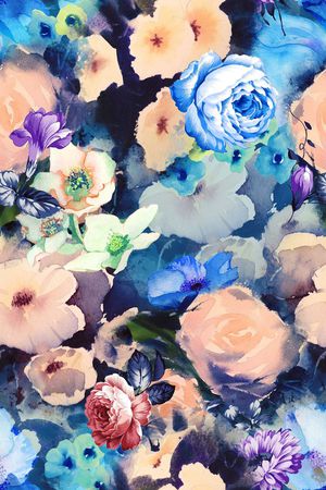 手绘印花华亿平台图片