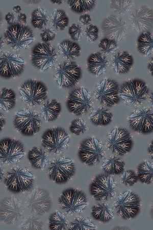 抽象图案印花华亿平台图片