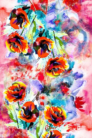 披肩长巾印花华亿平台图片