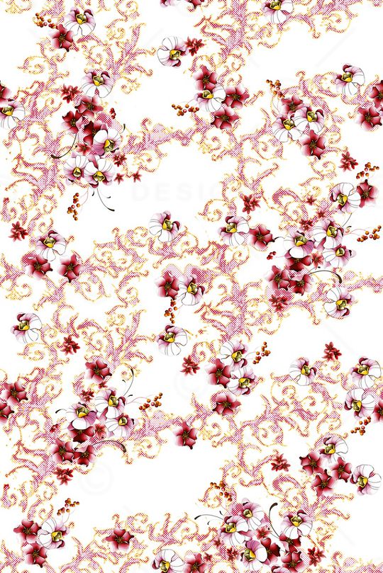 乱花印花华亿平台图片