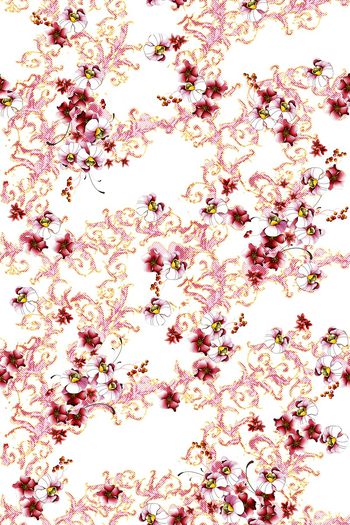 乱花印花华亿平台图片