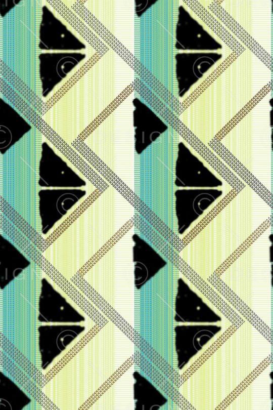 三角形印花华亿平台图片