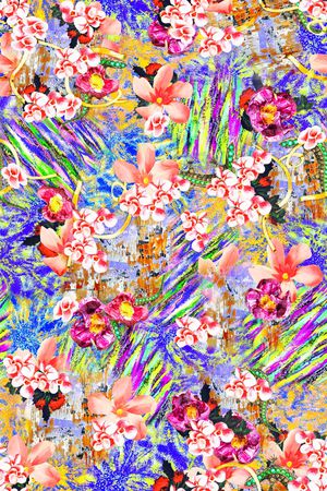 小碎花印花华亿平台图片