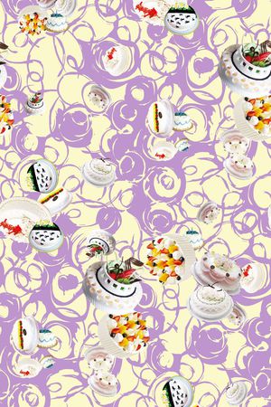 糕点印花华亿平台图片