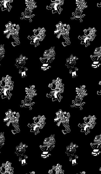 潮玩人偶印花华亿平台图片