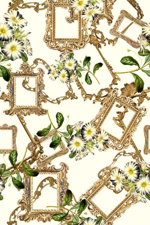 相框印花华亿平台图片