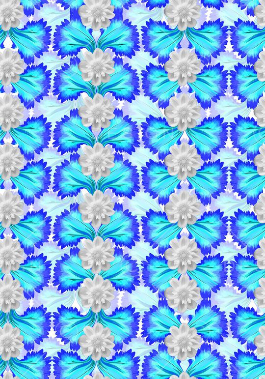 梦幻浪漫花卉印花华亿平台图片