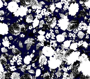 726635-几何复古玫瑰花卉B