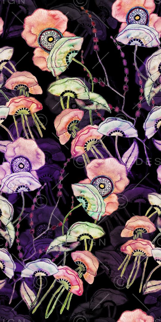 手绘印花华亿平台图片