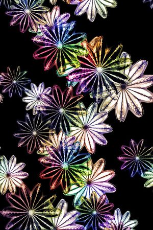 黑底印花华亿平台图片